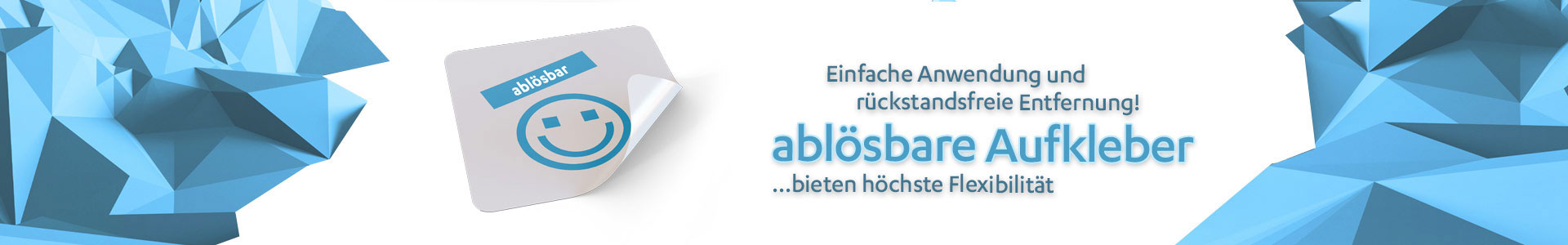 Aufkleber ablösbar