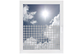 Sichtschutzfolie Punkte-Muster bestellen