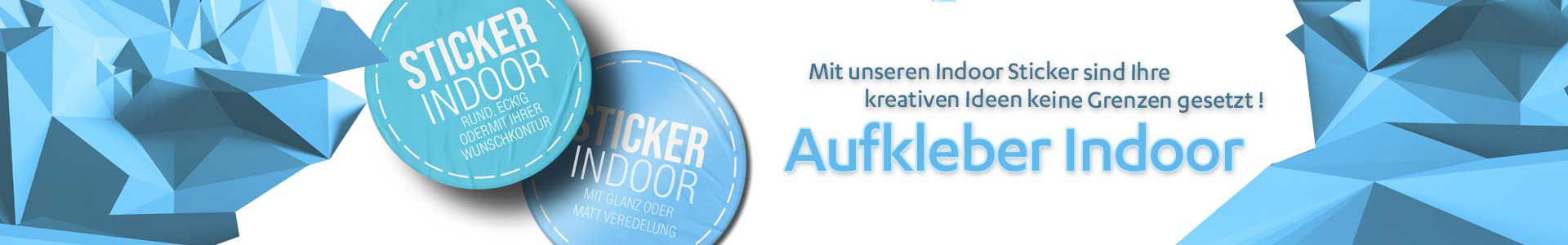 Aufkleber Indoor