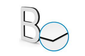 3D Buchstaben Aluminiumverbund bestellen